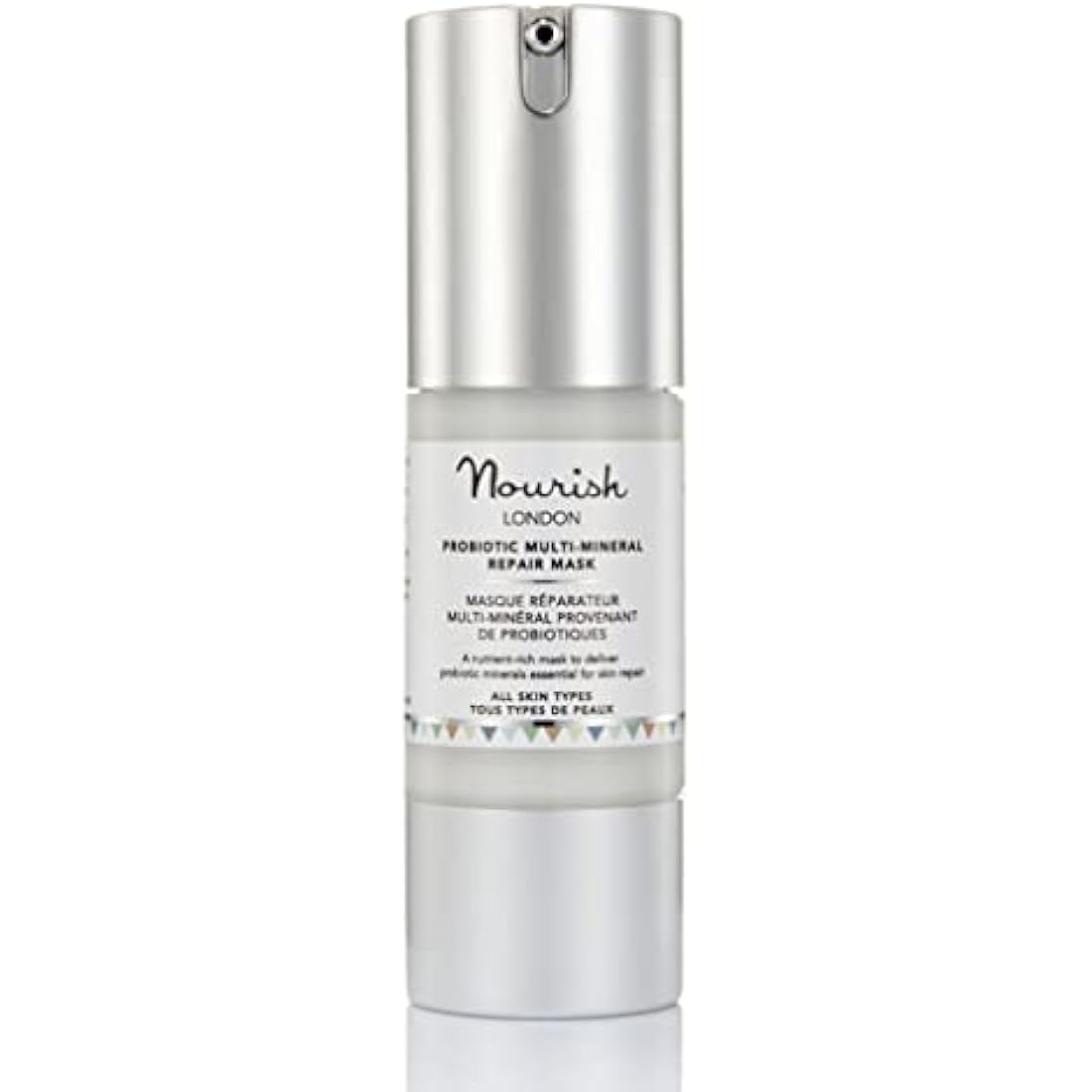 Nourish London Probiotic Multi-Mineral Repair Mask 30ml | Anti- Ageing Cream Face Mask | Nutrient-Rich | Cruelty-Free | 100% Vegan | Multi Award Winning