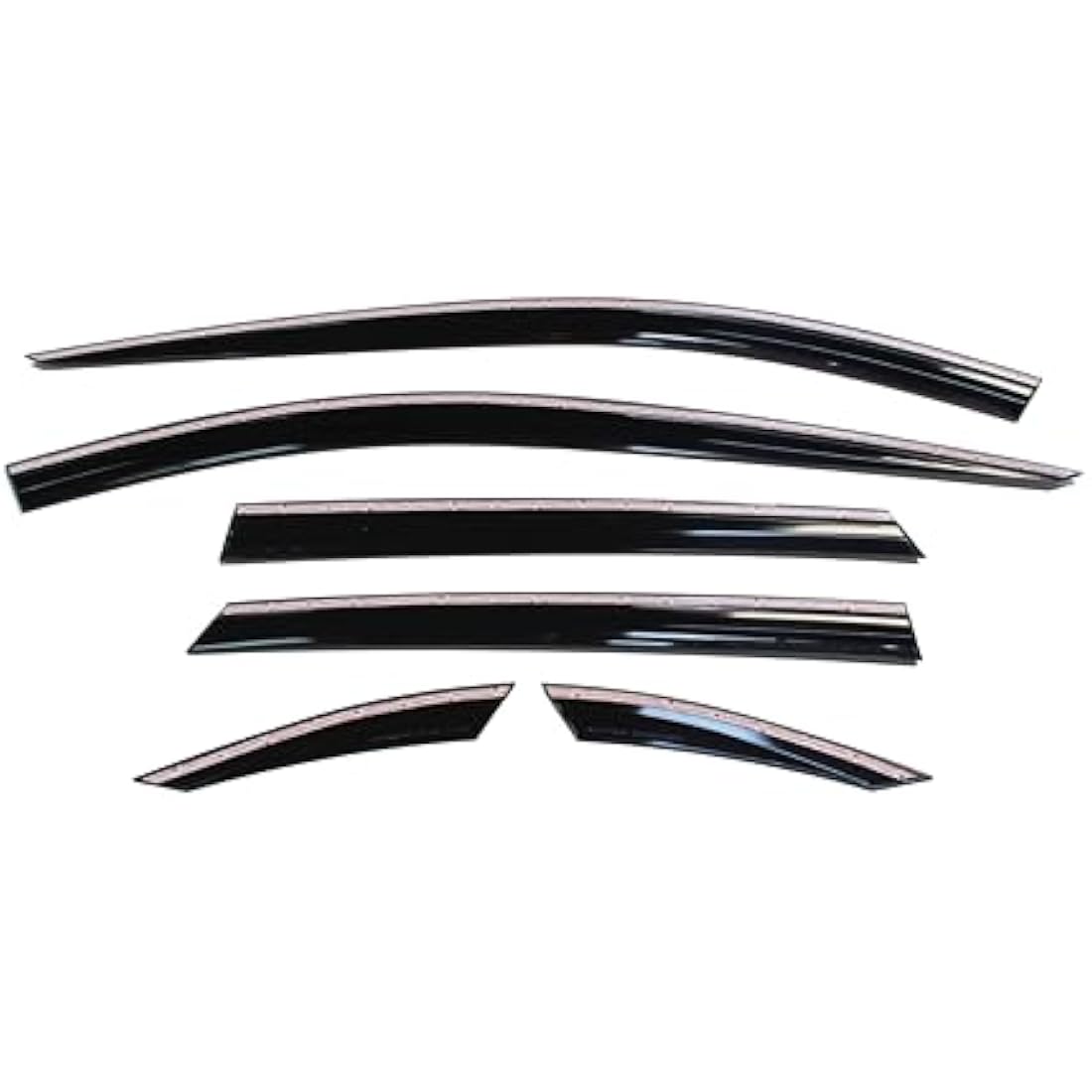 AUTO CLOVER Wind Deflectors Set for Hyundai Tucson 2015-2020 (6 pieces)