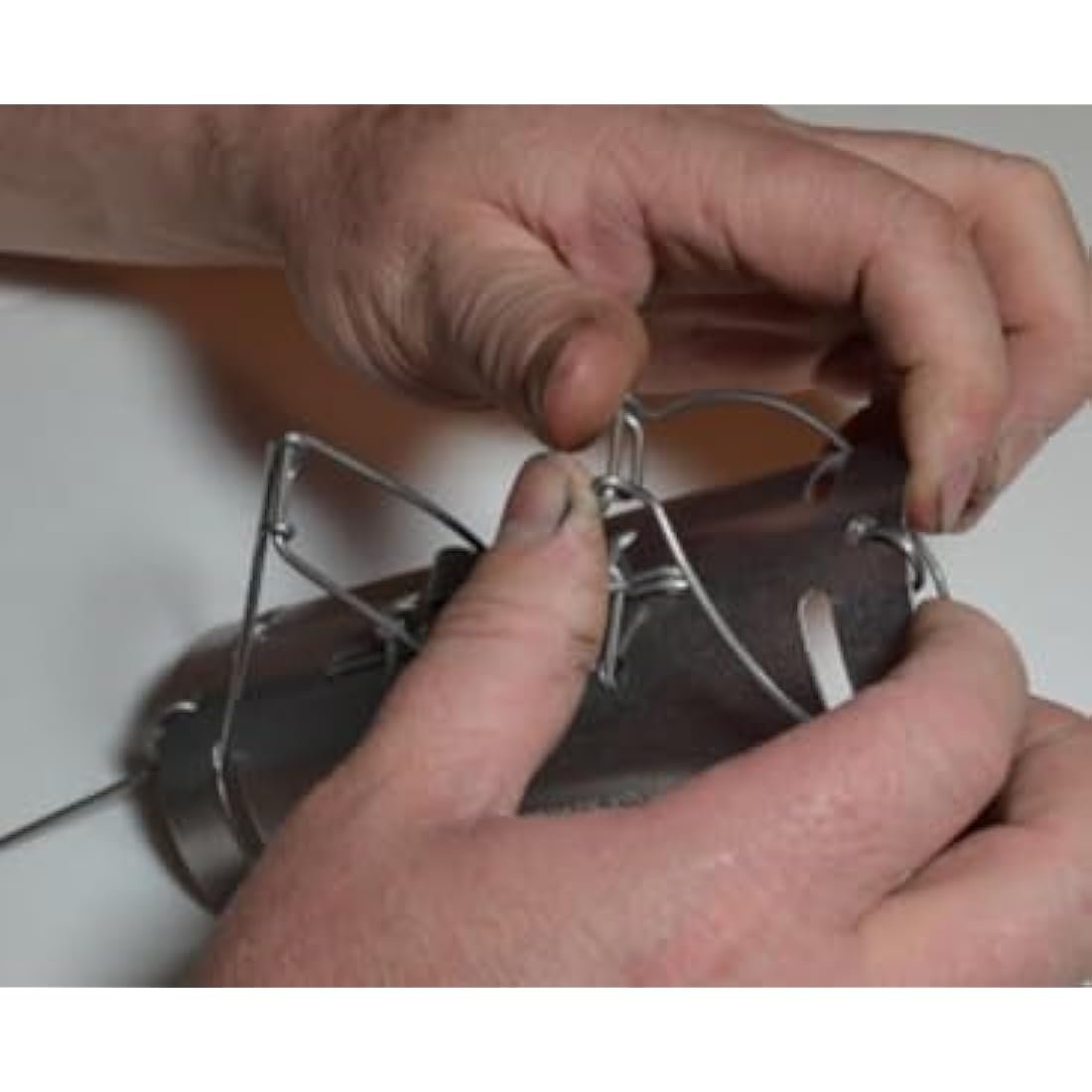 Pack of 3 Professional Stainless Steel British Barrel Tunnel Mole Duffus Traps | Effective Quick Mole Control | Pest Control | Garden Maintenance | Made in Yorkshire by The Flat Pack (Foxup) Ltd