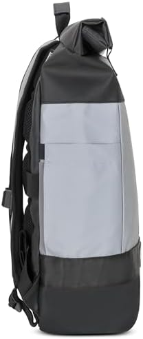 OAK25 Roll Top Backpack Women & Men - Commute L - Reflective Cycling Rucksack - Safety and Visibility - Outdoor Bike Bag with Laptop Compartment 24l