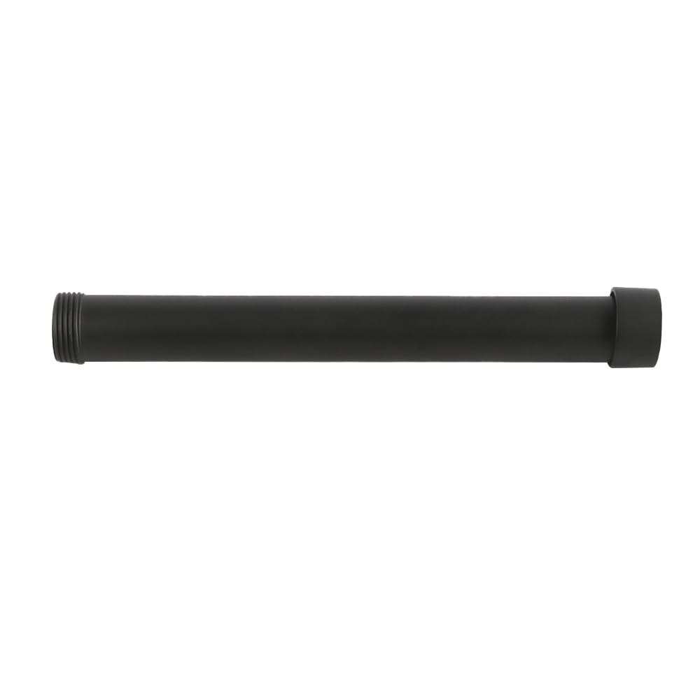VOANZO Shower Head Extension Arm 20cm, Shower Arm Extension for Shower Head or Fixed Shower Head Made of Copper Shower Head Extension Matte Black