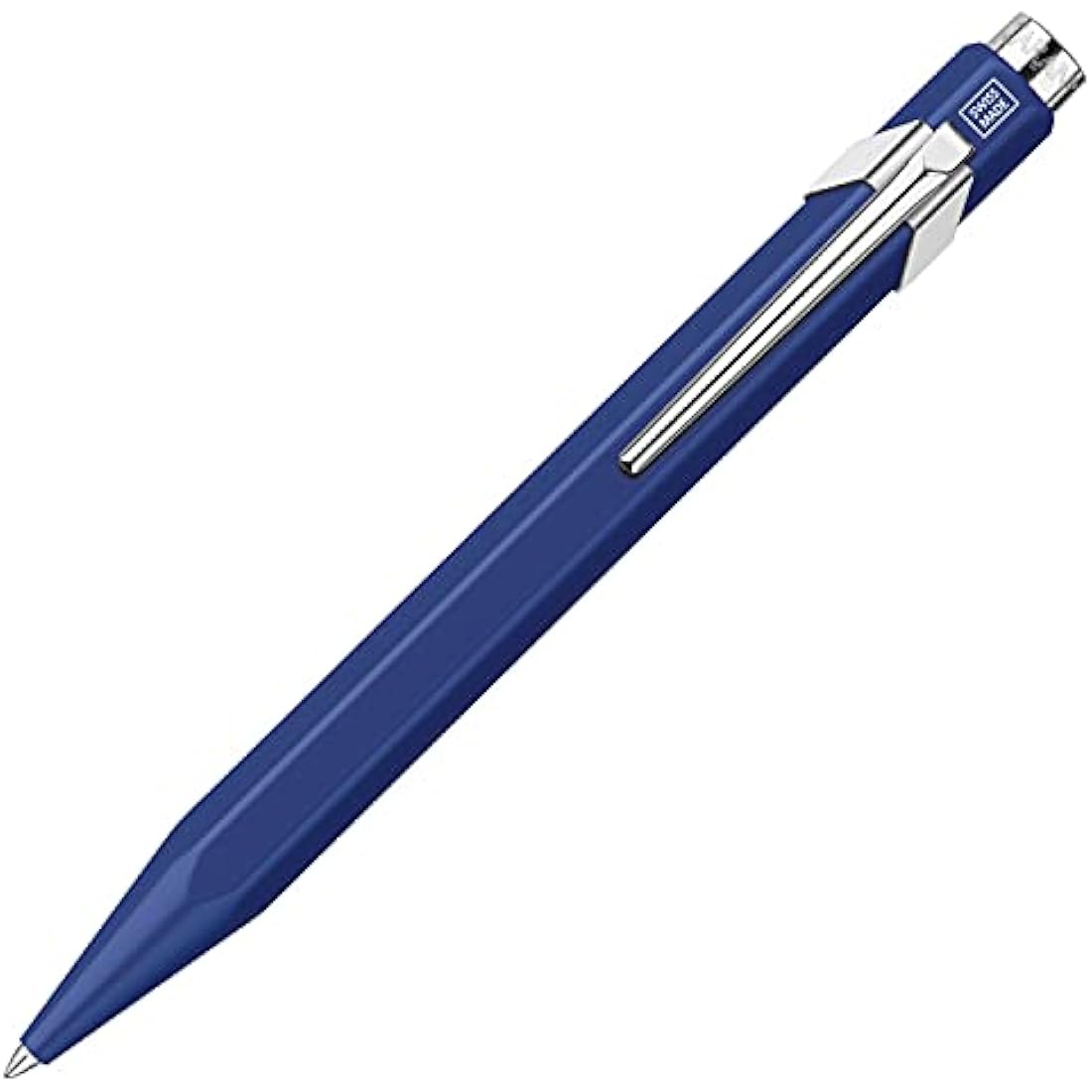 Caran d'Ache 849 Popline 0846.659 Ballpoint Pen with Case Blue Lacquered Line Width M Blue Length 12.5 cm