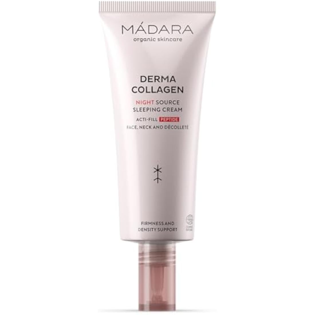 MADARA Organic Skin Care DERMA COLLAGEN Night Source Sleeping Cream – Overnight Hydrating & Firming Cream with Peptides, Algae & Hyaluronic Acid for Anti-Aging & Skin Renewal, 70ml
