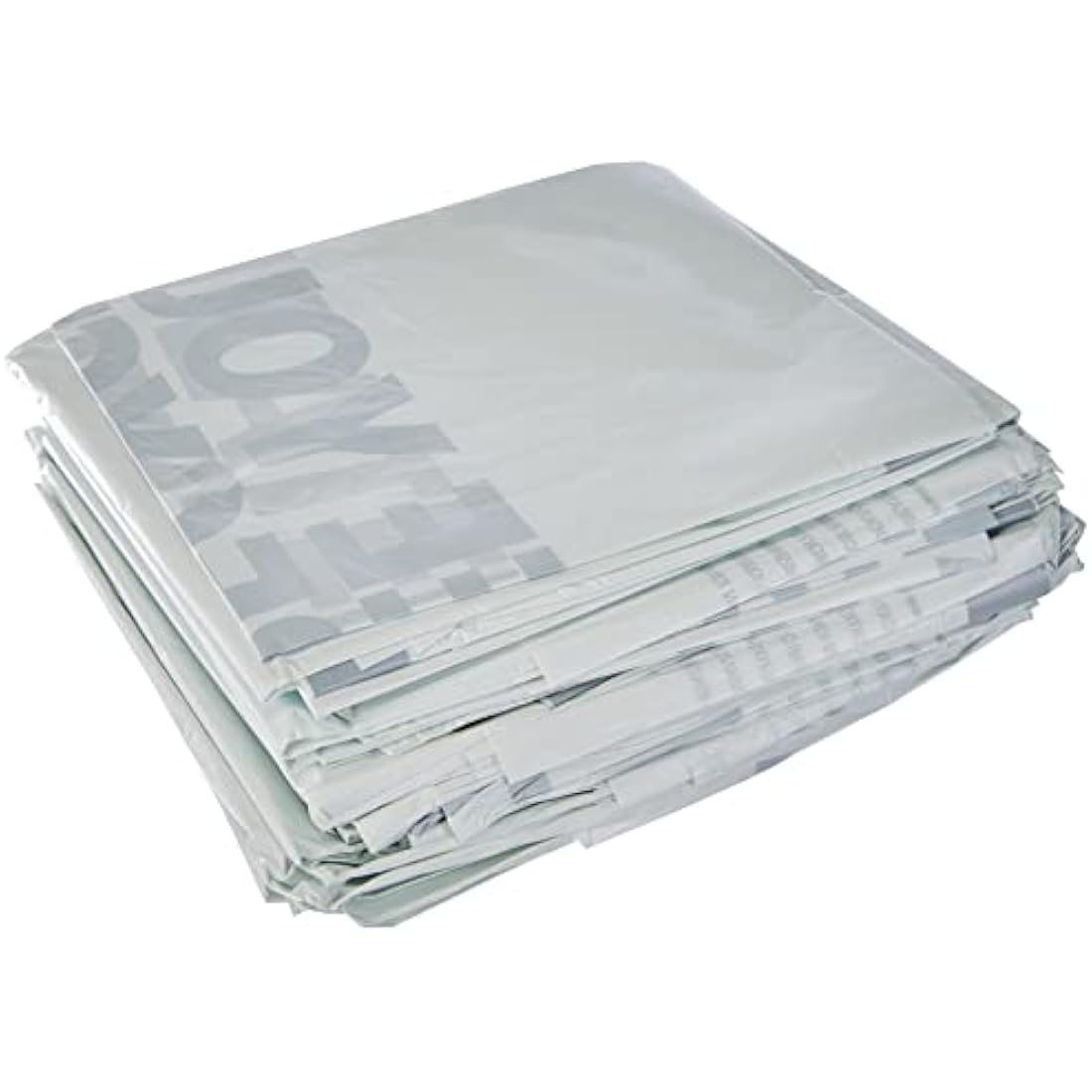 Brabantia PerfectFit Bin Liners (Size M/60 Litre) High Quality Thick Plastic Trash Bags with Tie Tape Drawstring Handles (30 Bags), White