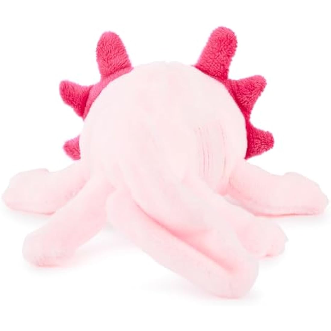 Zappi Co 100% Recycled Plush Axolotl Toy (22cm Length) Stuffed Soft Cuddly Eco Friendly animals Collection For New Born Child First kid
