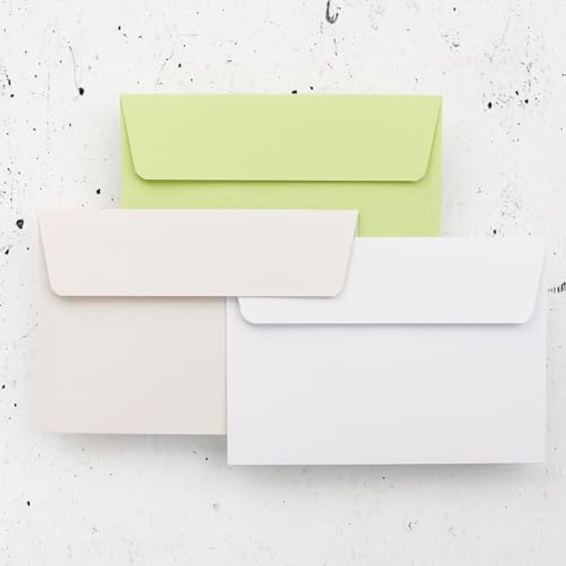 Clairefontaine - Ref 55476C - Pollen Adhesive Envelopes (Pack of 20) - C6 Sized, 120gsm Paper, Printer-Compatible, Acid Free, Adhesive Strip for Easy Seal - Leaf Bud Green