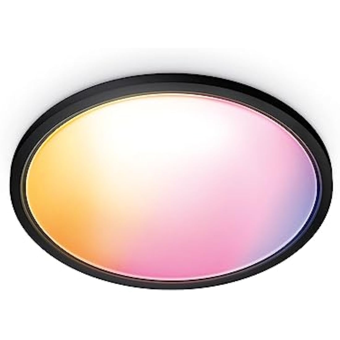 WiZ Smart LED Superslim Ceiling Light Colour 2600lm (Black)