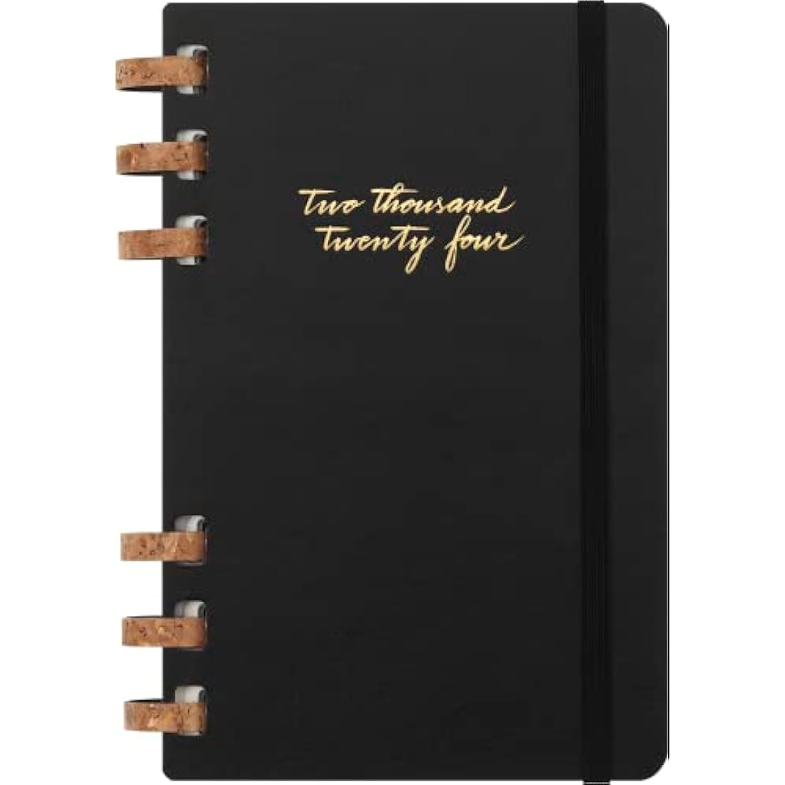 Moleskine Monthly and Weekly Spiral Agenda 12 Months 2024, Agenda 2024, Size Large 15x21, Hard Cover and Elastic Closure, Colour Black