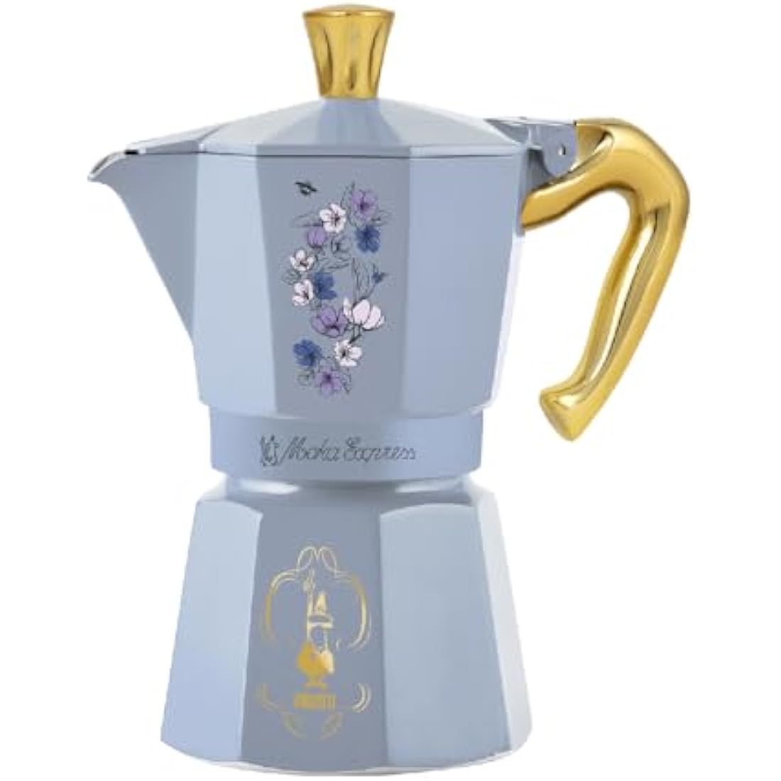 Bialetti MOKA EXPRESS BRIDGERTON 6 CUPS ANTI-SCALD HANDLE NOT INDUCTION 6 CUPS (270ml) ALUMINIUM