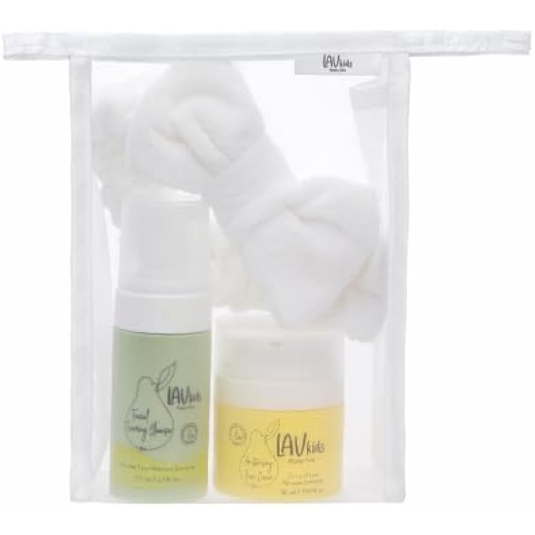Lav Kids Moisturising Skincare Bundle- Foaming Facial Cleanser 100ml & Face Moisturiser 50ml, Dermatologically Tested, for Sensitive Skin