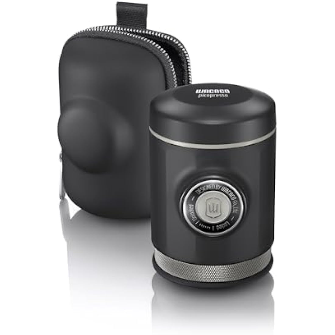 WACACO Picopresso Portable Espresso Maker Bundled with Protective Case, Pro-level Specialty Coffee Machine, Compatible Ultra-fine Grind, Manually Operated Travel Coffee Maker