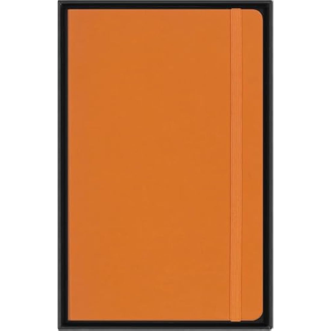 Moleskine Precious & Ethical Notebook, with Gift Box, Vegan Soft Cover, Elastic Closure, Large Format 13x21 cm, Colour Orange