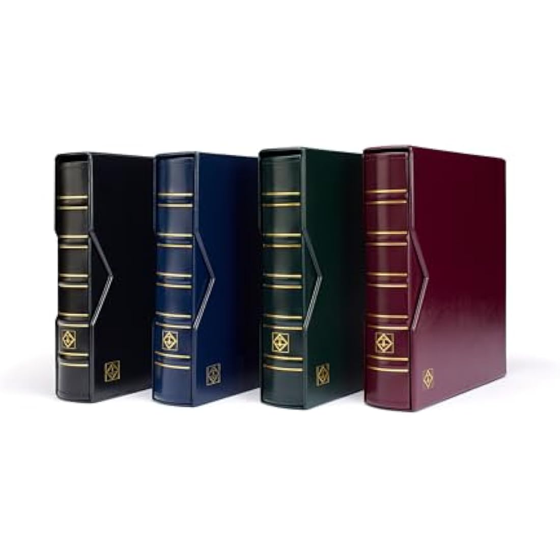Lighthouse coin album OPTIMA, in classic design incl. slipcase, black