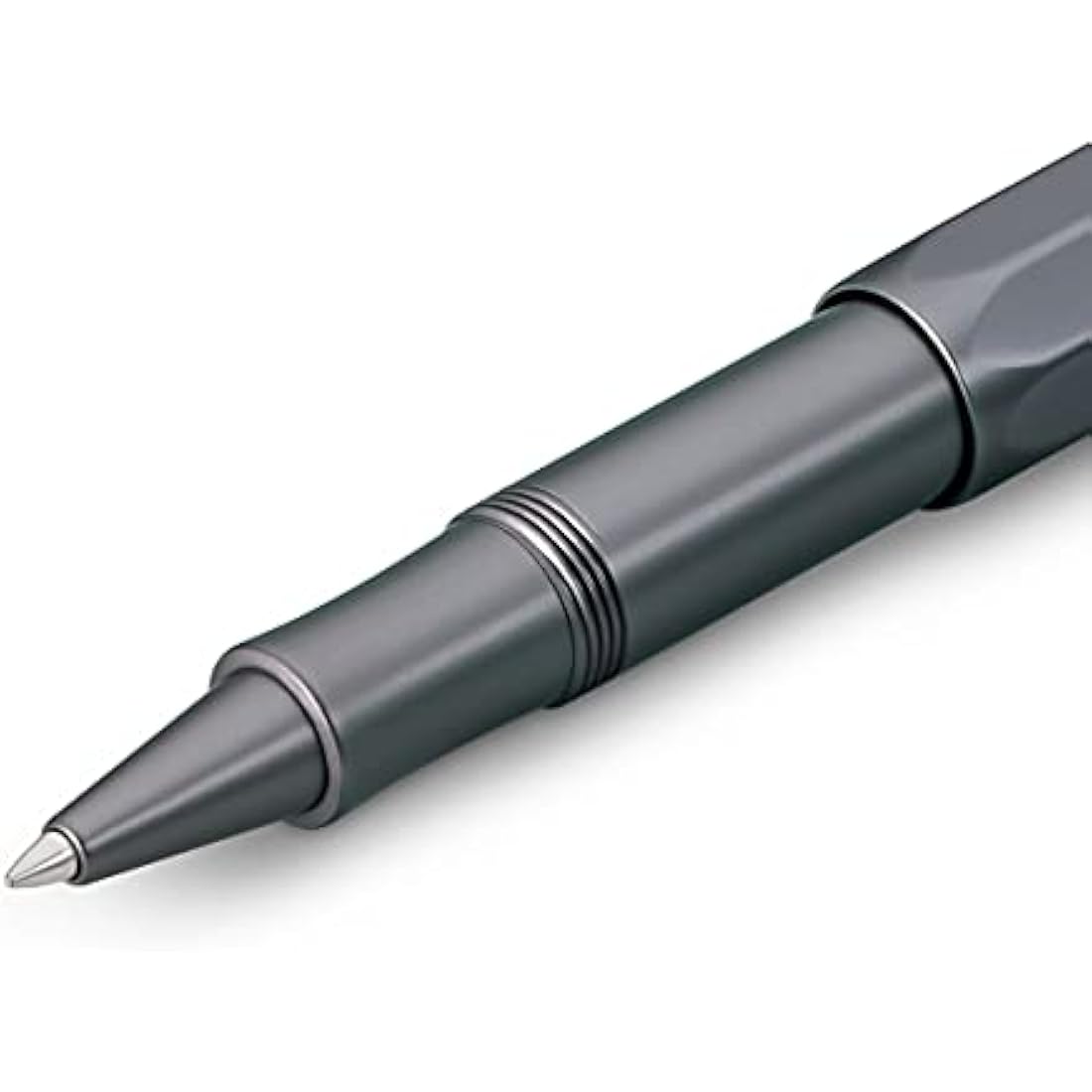 Kaweco AL SPORT Gel/Ballpoint Pen Anthracite I Pen Including 0.7 mm Rollerball Pen Refill in Classic Design with Ceramic Ball I Premium Aluminium Gel Roller 13 cm