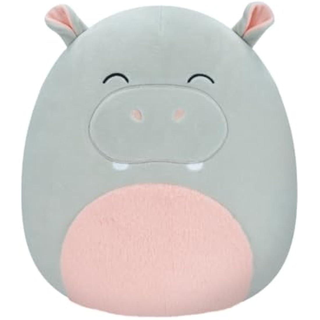 Squishmallows Original 12-Inch Harrison the Grey Hippo Medium-Sized Ultrasoft Plush