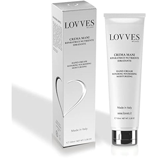 LOVVES Hand Cream, High Natural Cosmetics, Lifting Effect, Nourishing Moisturizing Repairer, Formulated as an Anti-Aging Treatment, Preserves the Young Appearance of Hands.100ml