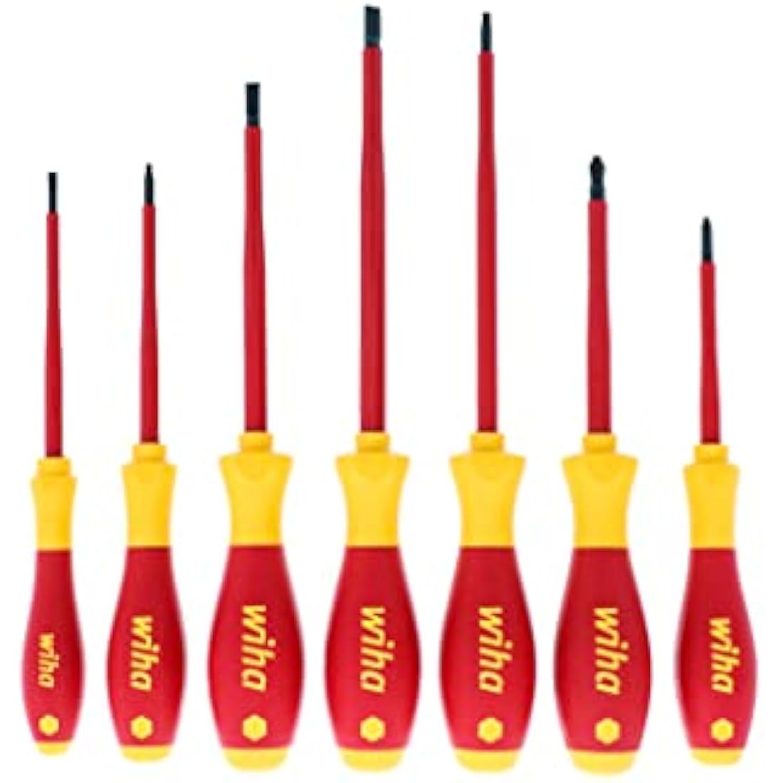 Wiha 32097 | 7 Piece Insulated SoftFinish Screwdriver Set