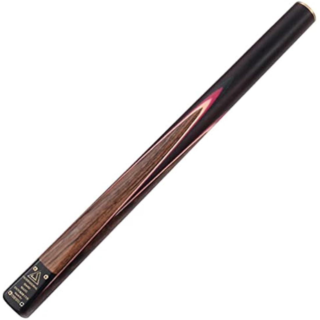 CUESOUL Classic Handmade 57 Inches 18oz Rosewood 3/4 Jointed Snooker Billiard Pool Cue, Rosewood Butts and Aluminum Telescope Extension with Leathertte Protective Case, 9.5mm Tip Snooker Cue Set