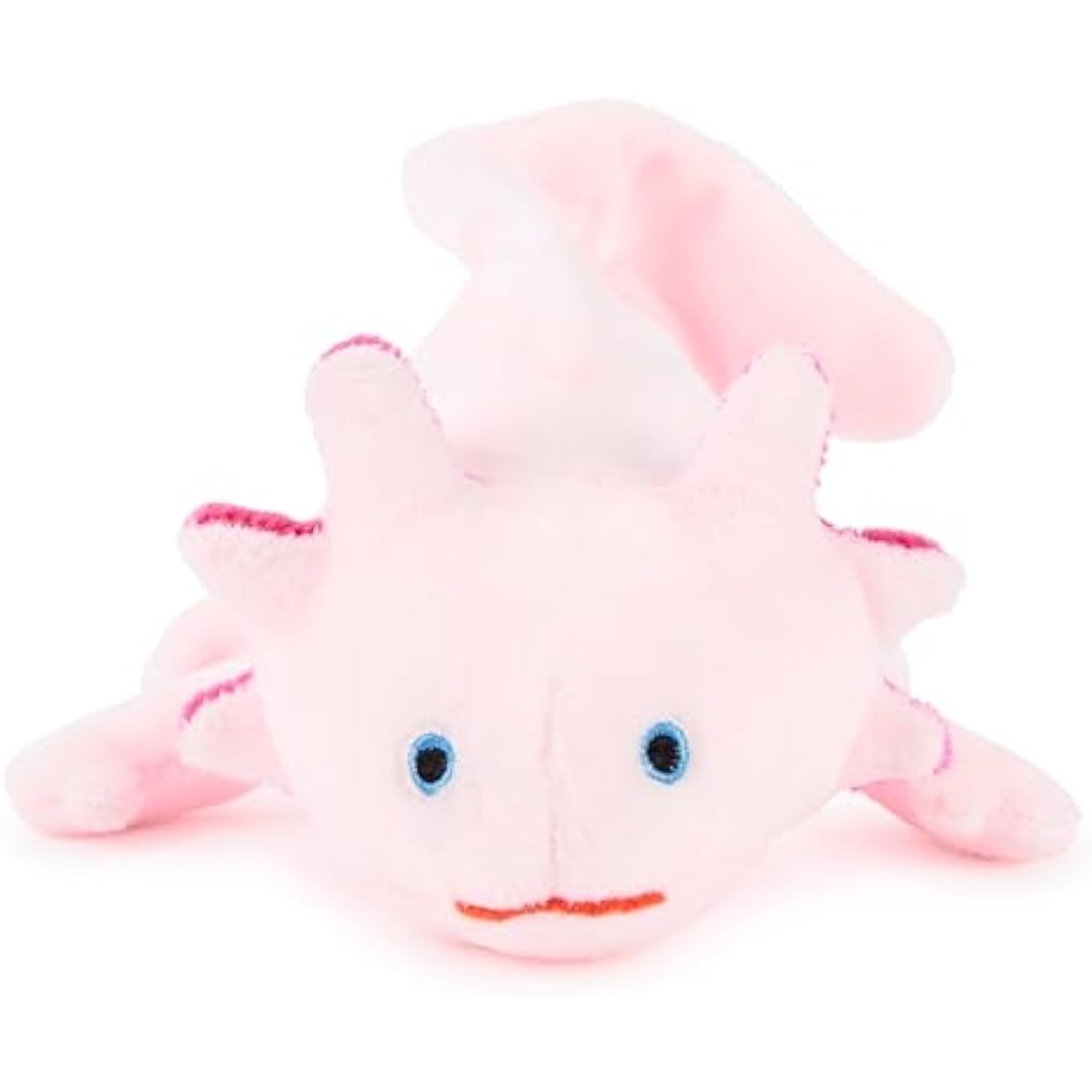 Zappi Co 100% Recycled Plush Axolotl Toy (22cm Length) Stuffed Soft Cuddly Eco Friendly animals Collection For New Born Child First kid