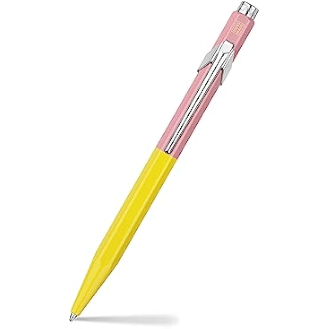 Caran D'Ache Ballpoint pen 849 Paul Smith Chartreuse/Rose, black M refill, in slimpack