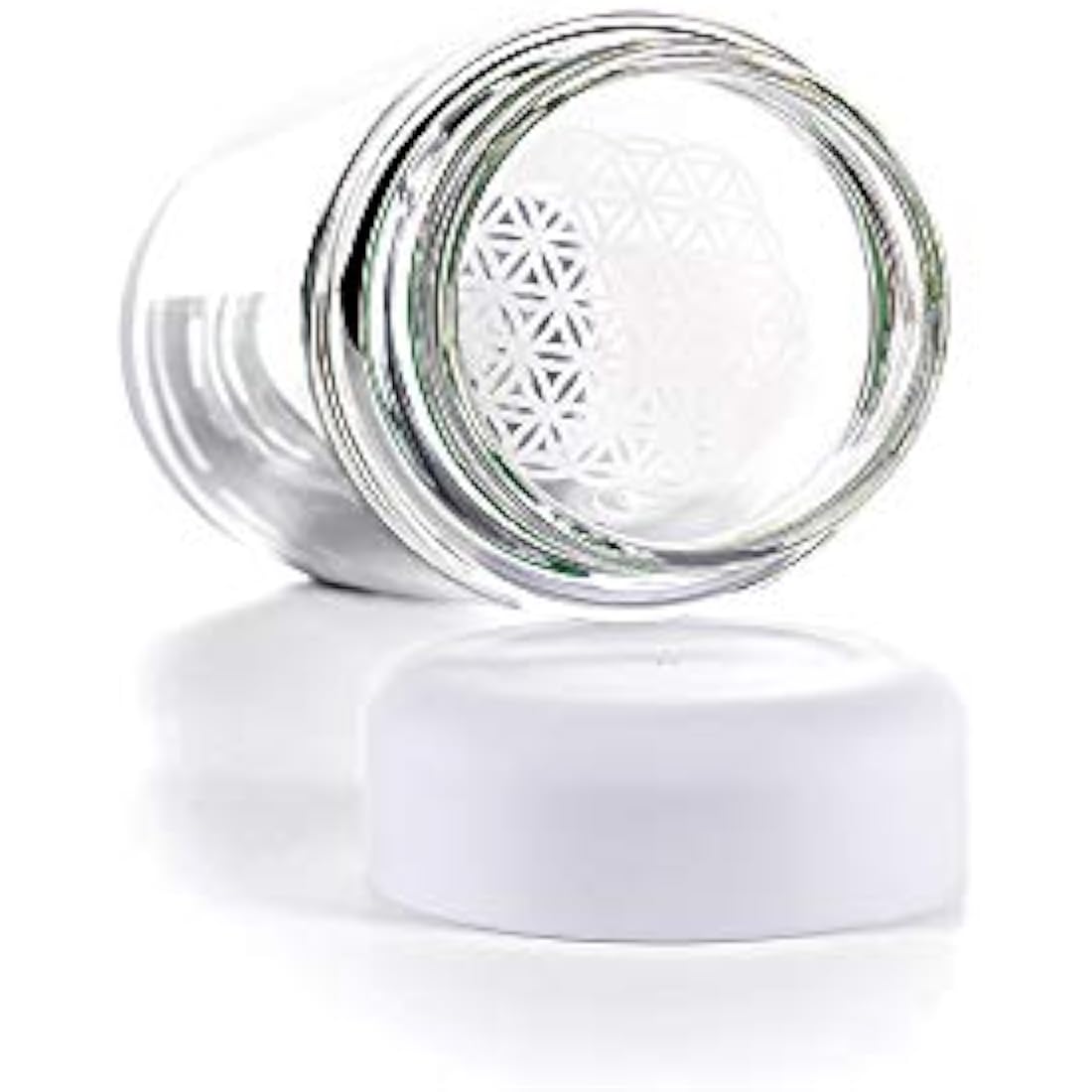VitaJuwel inu! CRYSTAL cloud white | The Original DIY Crystal Water Bottle with Clear Quartz