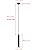 Vecys 2PCS Modern COB LED Cylinder Pendant Light 5W COB Patch Cylindrical Long Tube Chandelier φ4*30.5CM Cylinder Chandeliers for Indoor Kitchen Island Dining Room Shop Bar Counter, Black