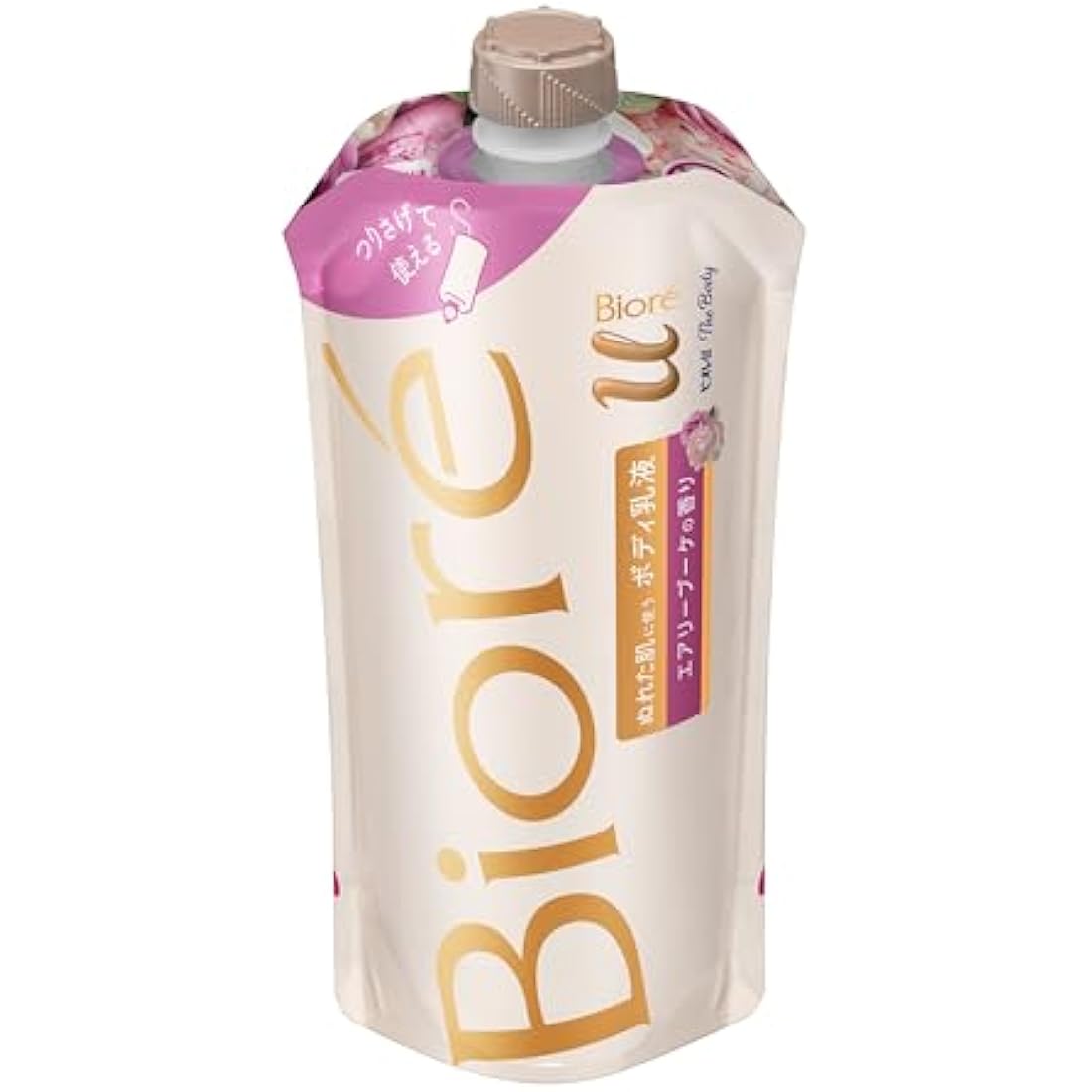 Biore U The Body Body for Wet Skin, Body Lotion, Air Bouquet Scent, Hanging Pack, 10.1 fl oz (300 ml), Body Cream