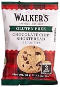 Walker's Shortbread Gluten Free Chocolate Chip Rounds, Traditional Pure Butter Scottish Recipe, 30g (Pack of 60) [Packaging May Vary]