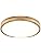 Schindora Wooden LED Ceiling Light,Dimmable with Control,36W Round Wood Ceiling Lights Ø50cm for Living Room Kitchen Dining Room Home Office Children's Room