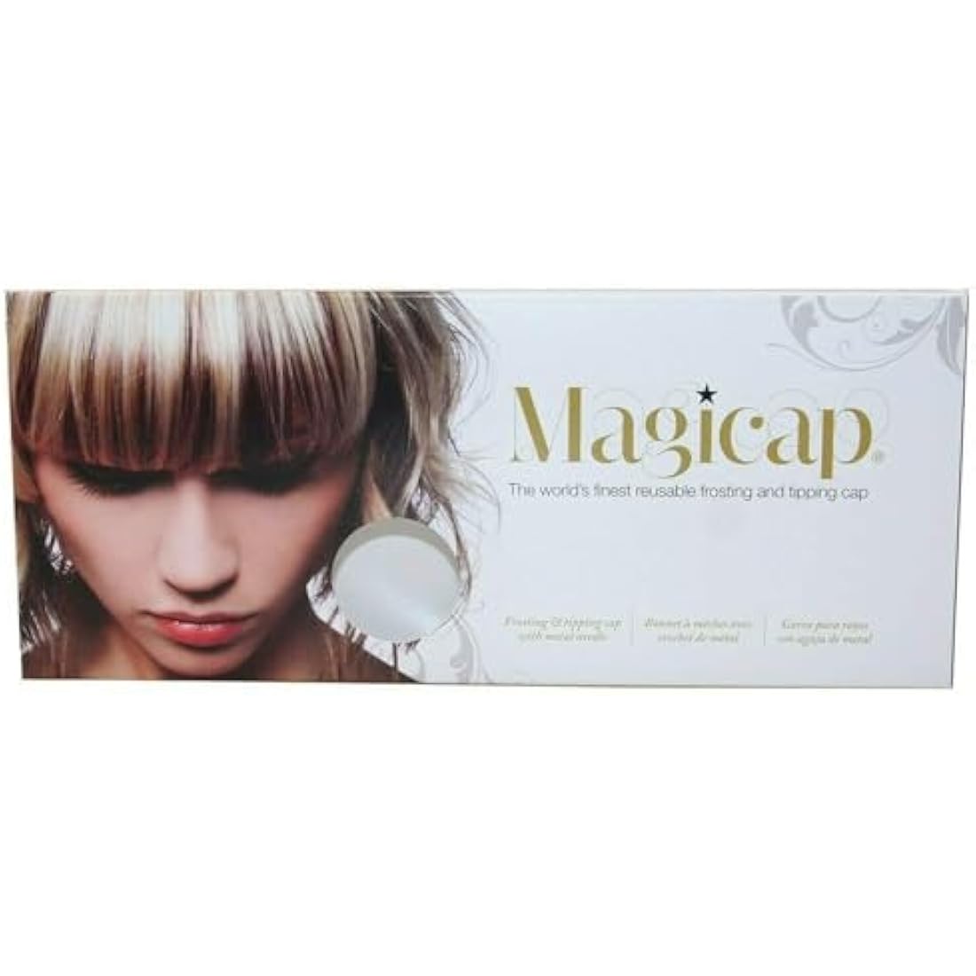 MAGICAP Pro Salon Silicon Hairdressing Highlighting Frosting Cap & FREE Hook