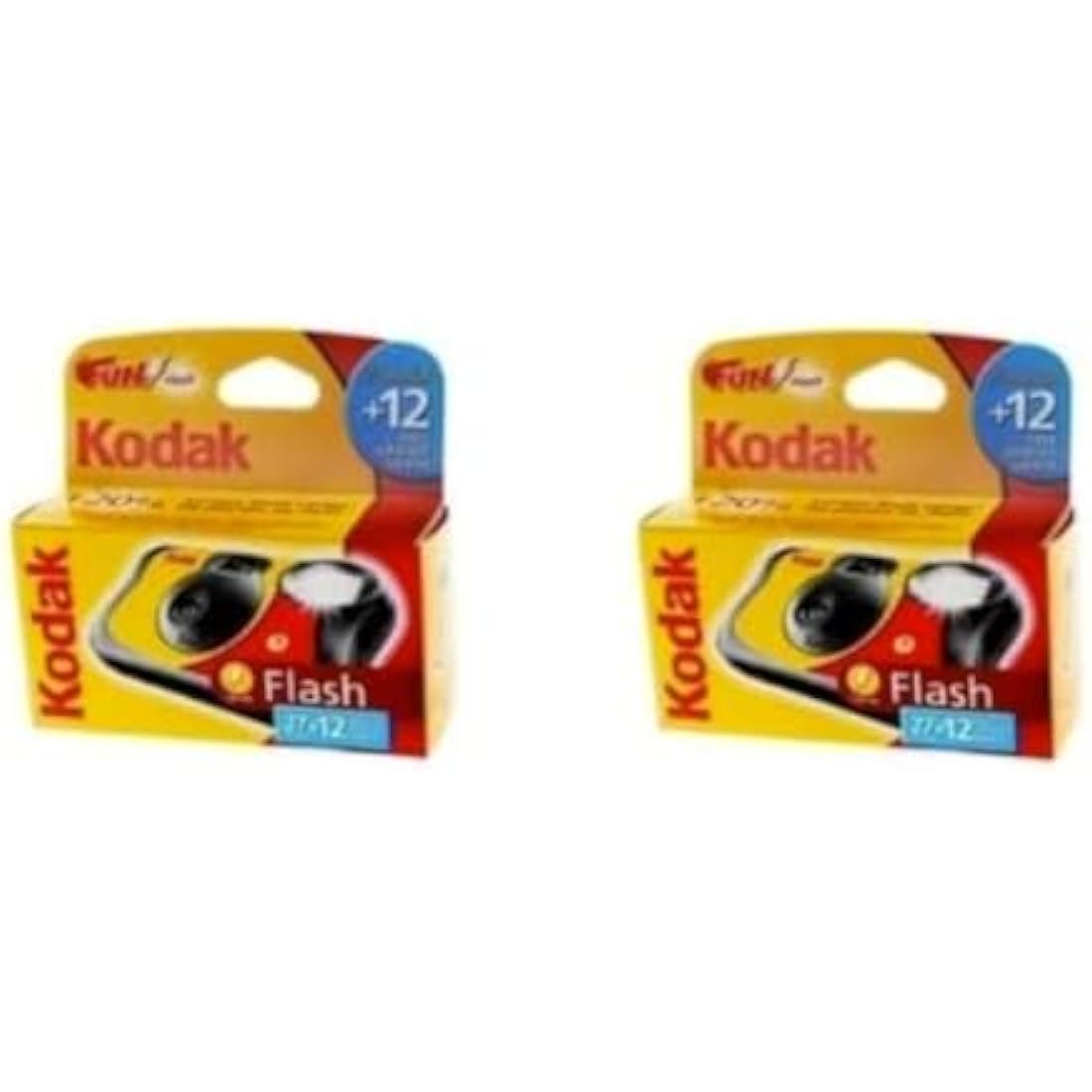 Kodak Disposable Flash Cameras - 39 Exposures - Pack of 2