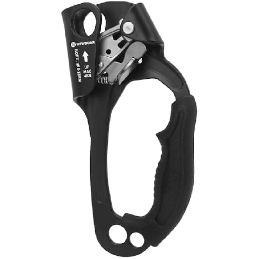 NewDoar UIAA & CE Certified Hand Ascender Rock Climbing Tree Arborist Rappelling Gear Equipment Rope Clamp for 8~13MM Rope