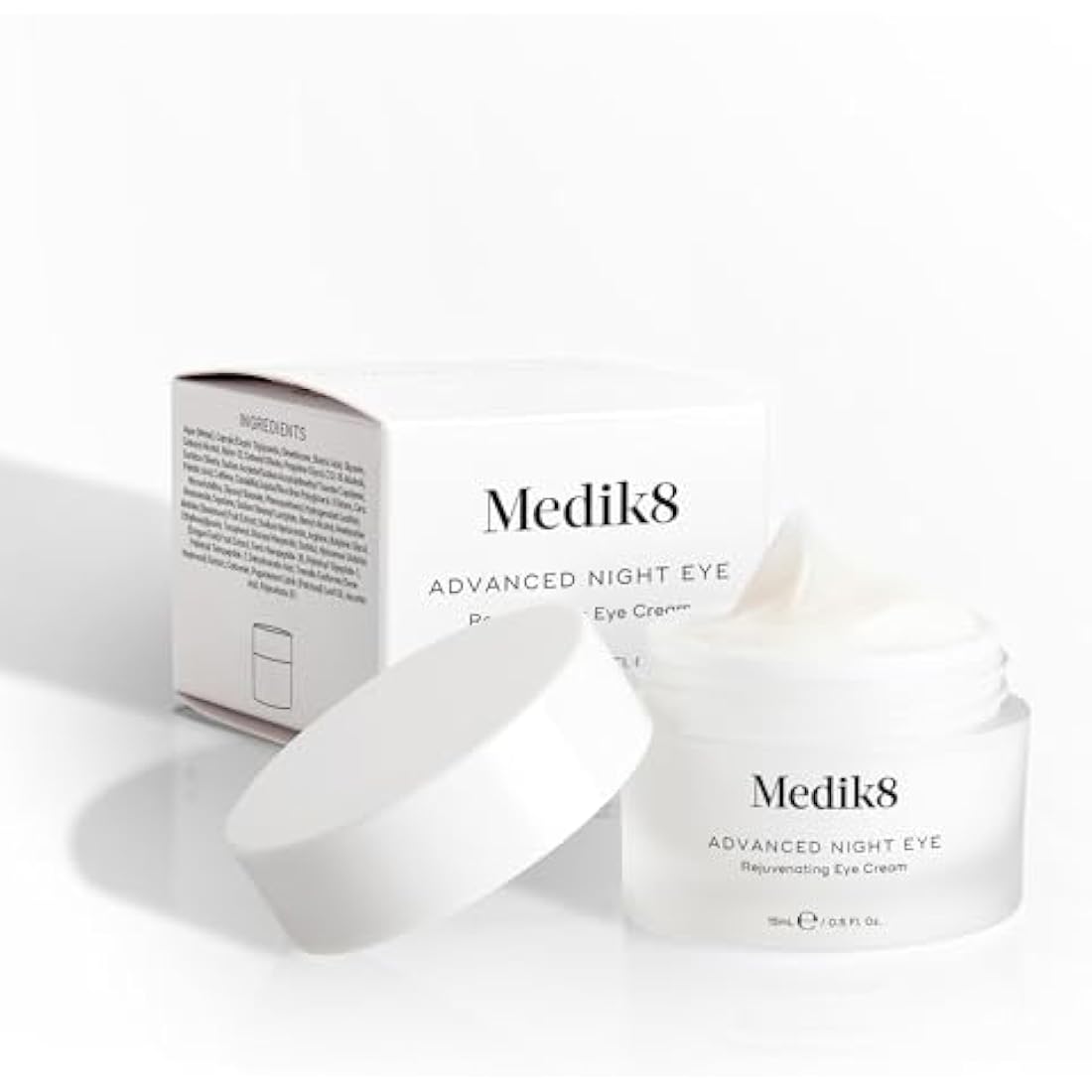 Medik8 Advanced Night Eye - Rejuvenating Eye Cream - Smooth Fine Lines & Brighten Dark Circles - 15ml