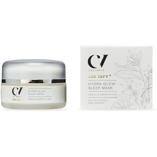 Green People Age Defy+ Hydra-Glow Night Cream - Moisturising for Dry, Mature Skin - Paraben & Alcohol Free - Vegan, 50ml
