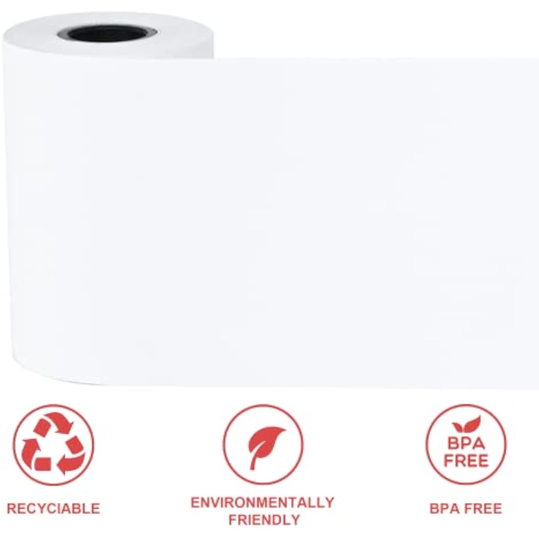 L LIKED 57x36 mm Thermal Paper Till Rolls Receipt Roll for Credit Card Machine, POS, EPOS（96 Rolls）