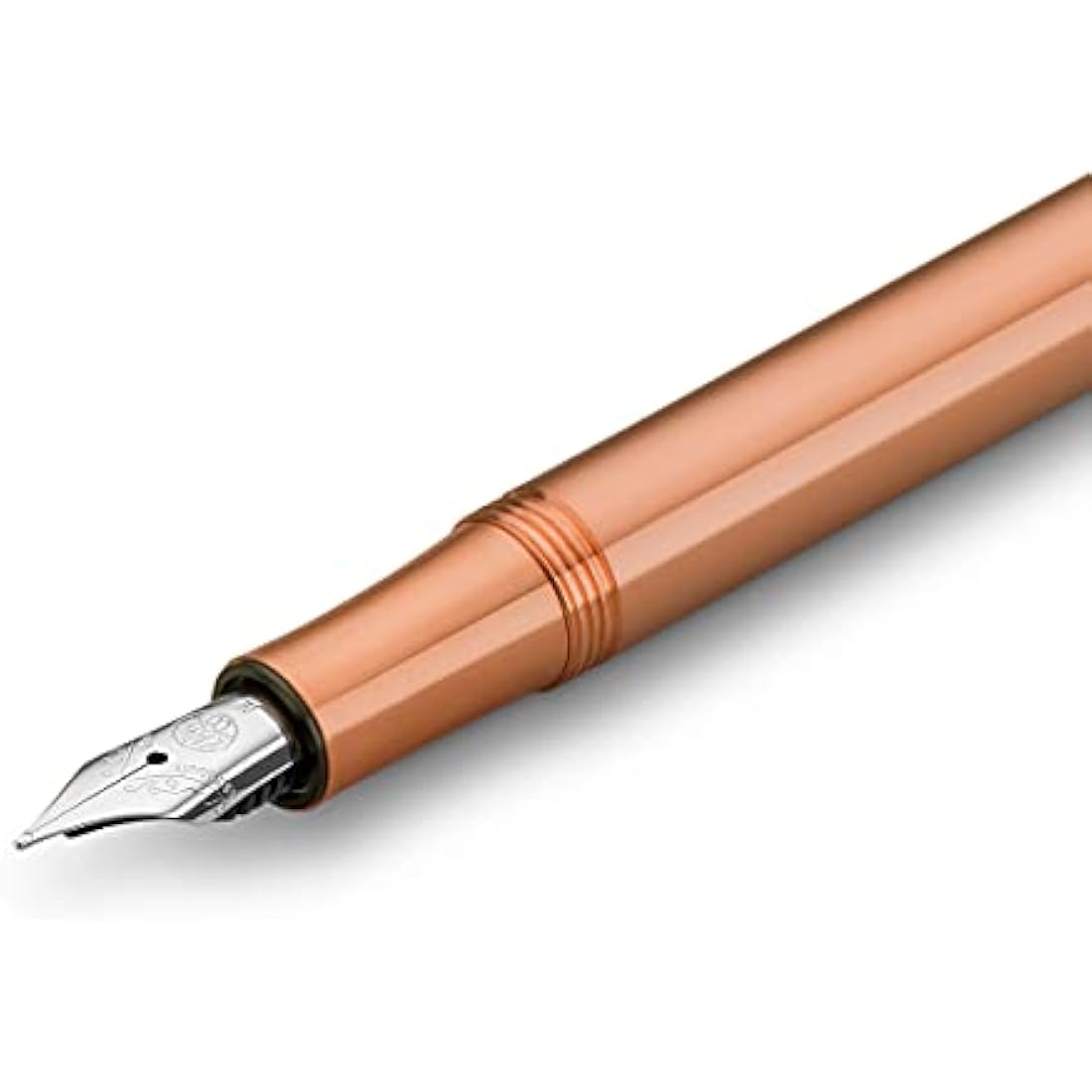 Kaweco Liliput Copper Fountain Pen, Exclusive Copper Fountain Pen for Ink Cartridges Including Retro Metal Box, Fountain Pen 12.5 cm, Nib Width: BB (Extra Wide)