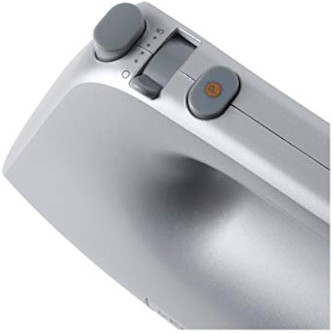 Kenwood Handmixer, 450W, 5 Speeds, Stainless Steel Kneaders and Beaters for Durability and Strength HMP30.A0SI- Silver