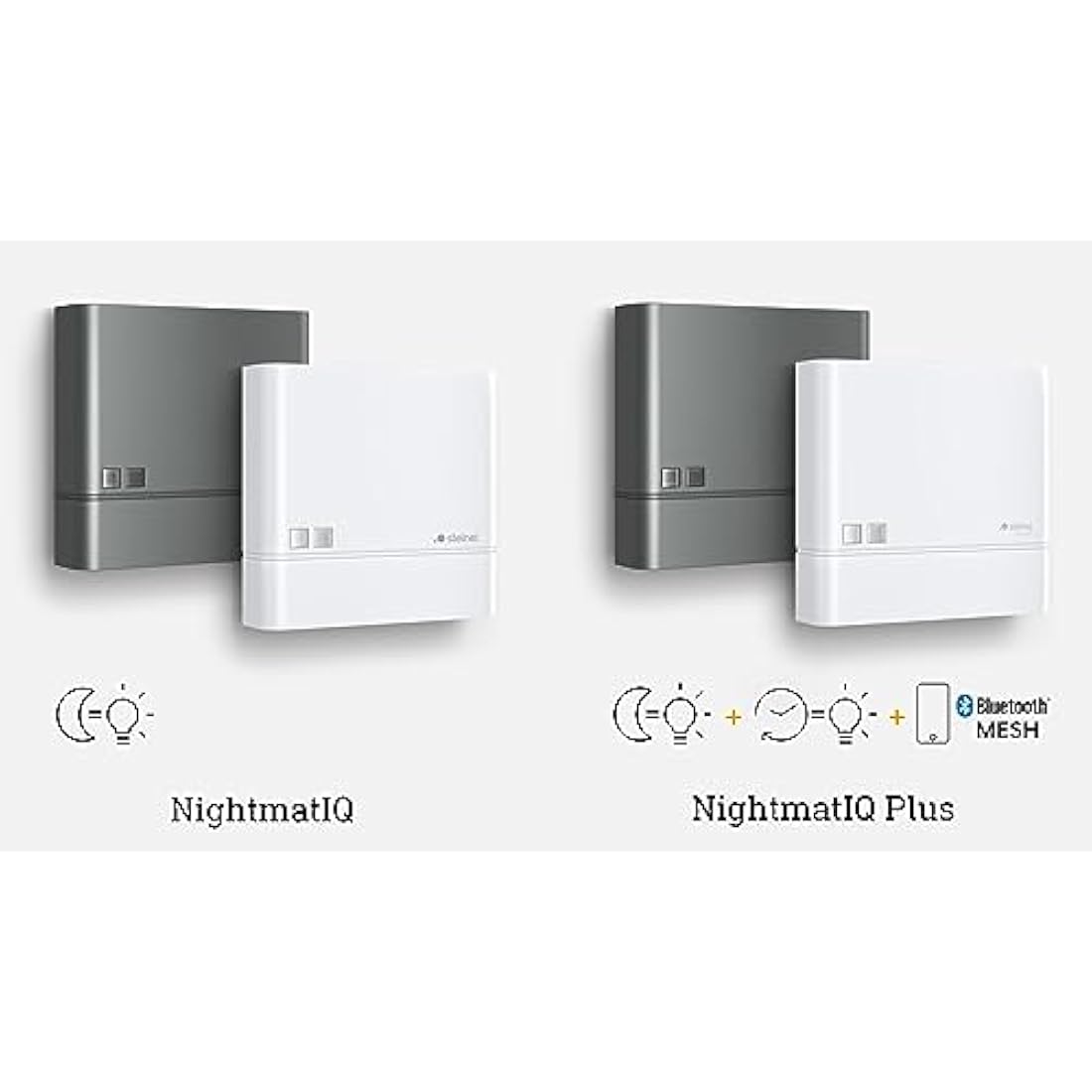 Steinel NightmatIQ Plus Twilight Sensor White, Smart Twilight Switch, 1000 W, Dusk to Dawn Timer, App Operated