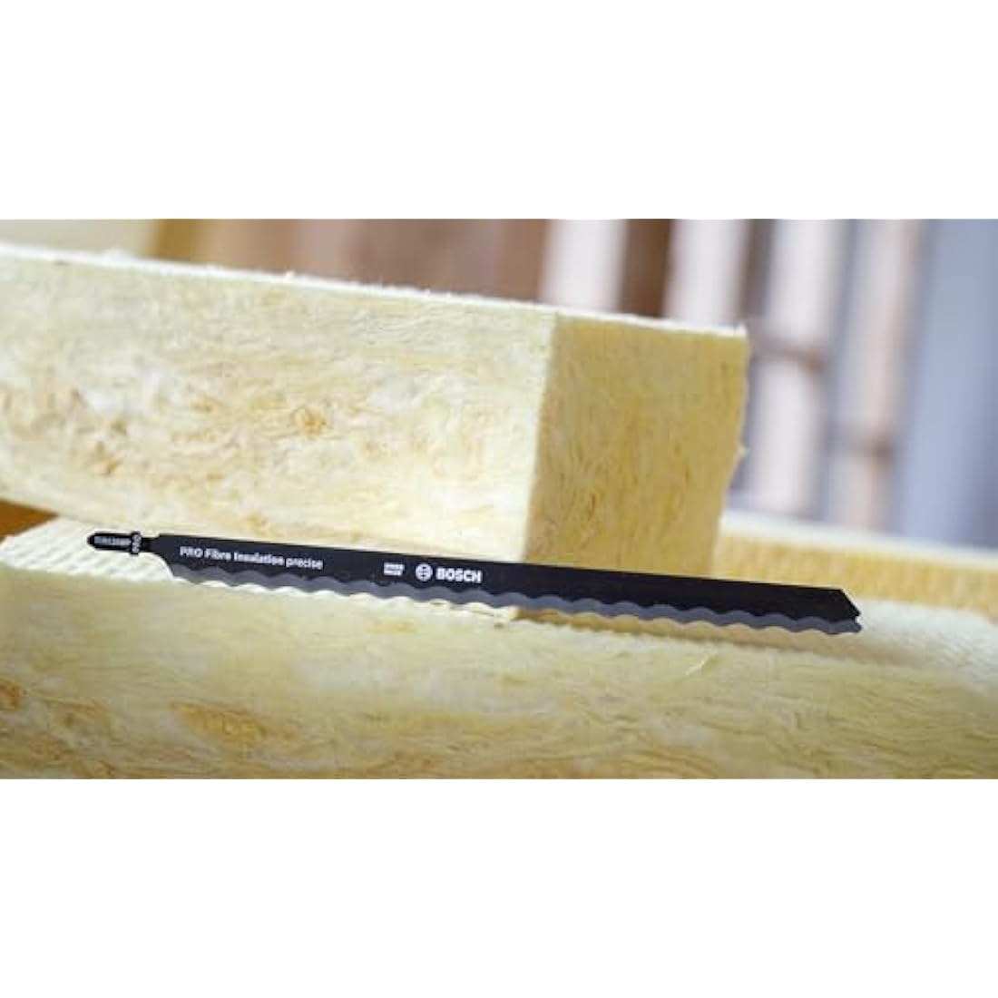 Bosch 3x PRO Fibre Insulation Precise T1013AWP Jigsaw Blade (for Mineral Wool, Mineral Wool, Length 250 mm, Professional Accessory Jigsaw)