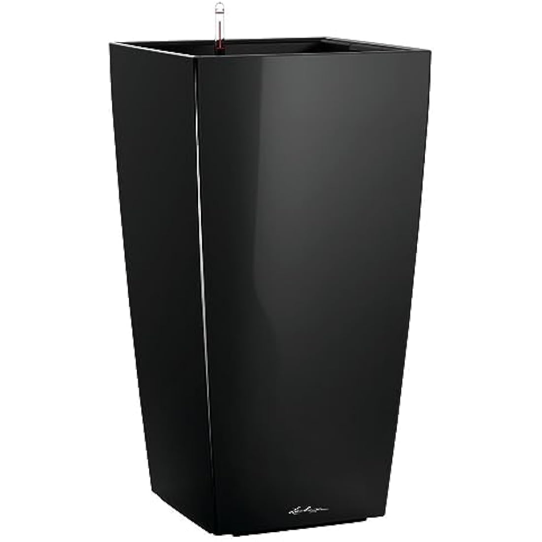 LECHUZA CUBICO Premium 40 black high gloss 18196
