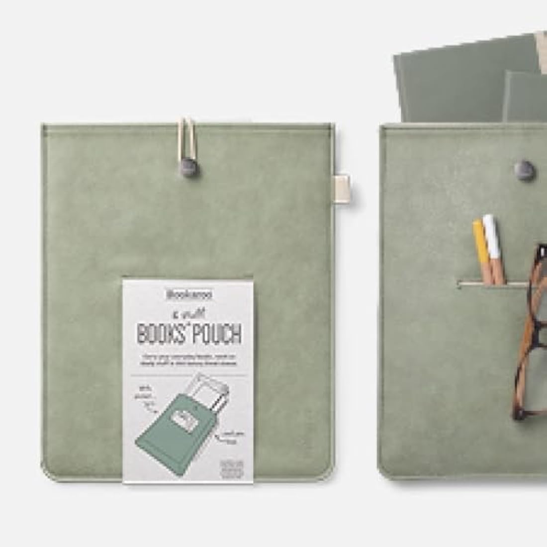 IF Bookaroo Books & Stuff Pouch - Fern