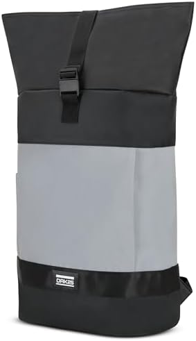 OAK25 Roll Top Backpack Women & Men - Commute L - Reflective Cycling Rucksack - Safety and Visibility - Outdoor Bike Bag with Laptop Compartment 24l