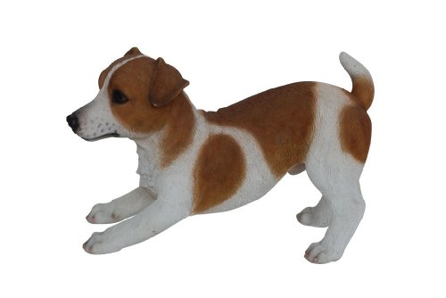 Real Life XL Jack Russell Dog Garden Ornament (SizeA)