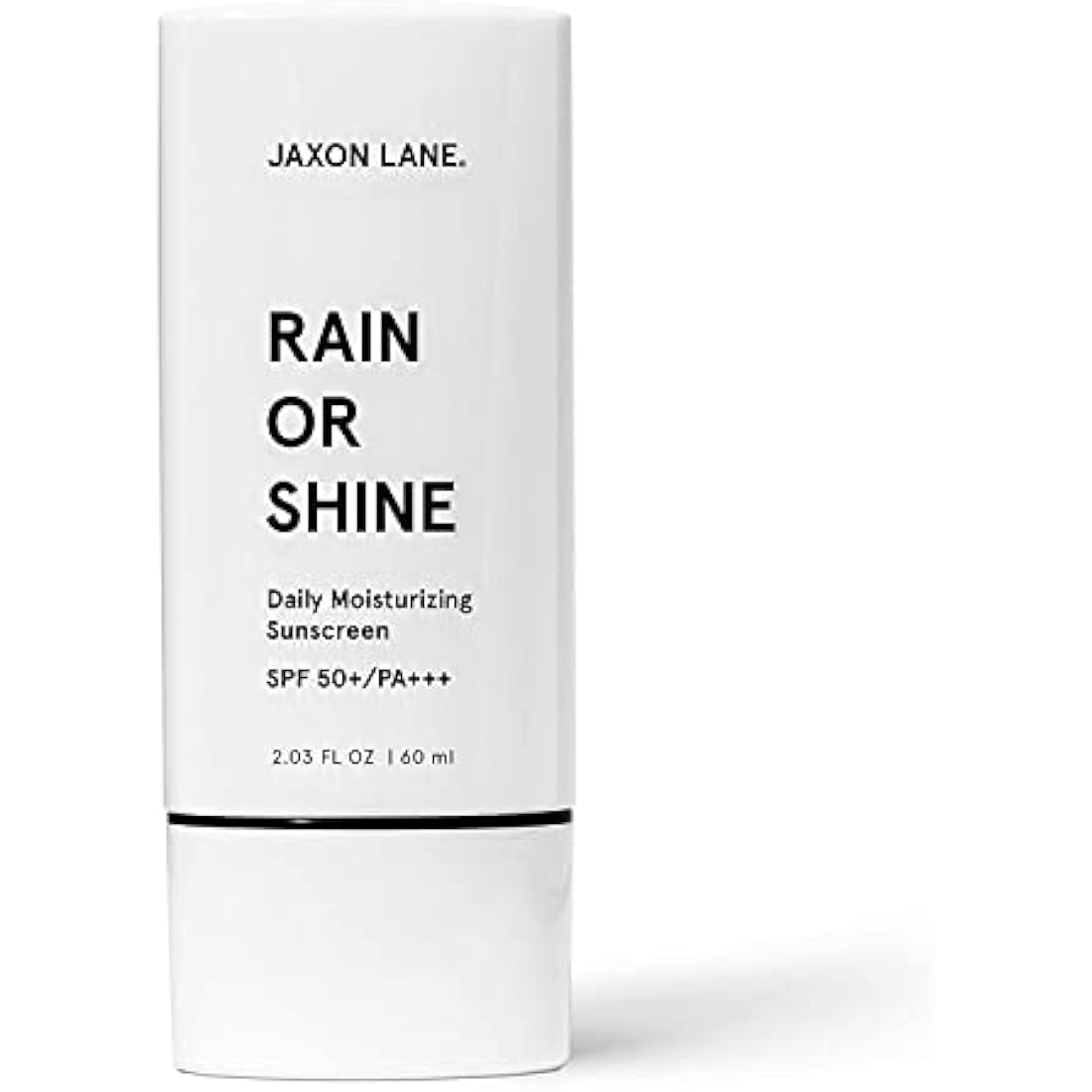 RAIN OR SHINE Anti Aging Face Sunscreen SPF 50 for Clear Skin w/Green Tea, Hyaluronic Acid, Vitamin C, Vitamin E Oil, Ginseng Extract, Licorice Root – SPF Moisturizer for Face, Fragrance Free 2.03 Oz