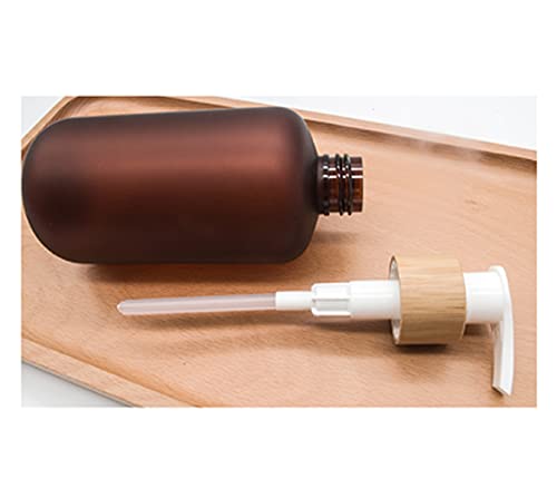 Bamboopack 2 Pack 250ml/8oz Empty Plastic Pump Bottle Toiletries Dispenser Soap Lotion Dispenser Containers Bath Accessories with Lotion Pumps