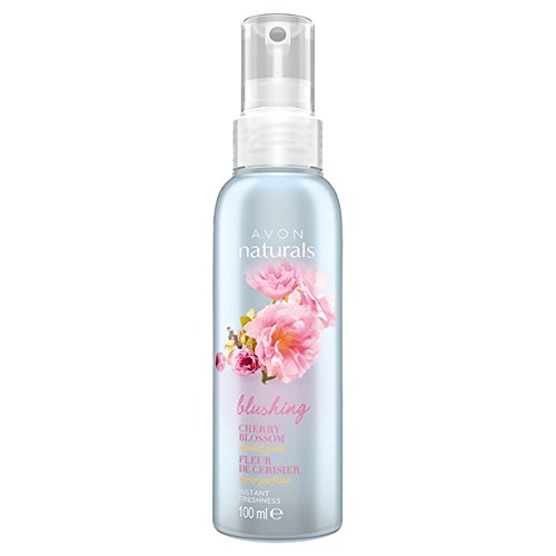 Avon Naturals Scented Spritz Room Linen Home Spray Instant Freshness Home Fragrance 100ml (Cherry Blossom Scented)