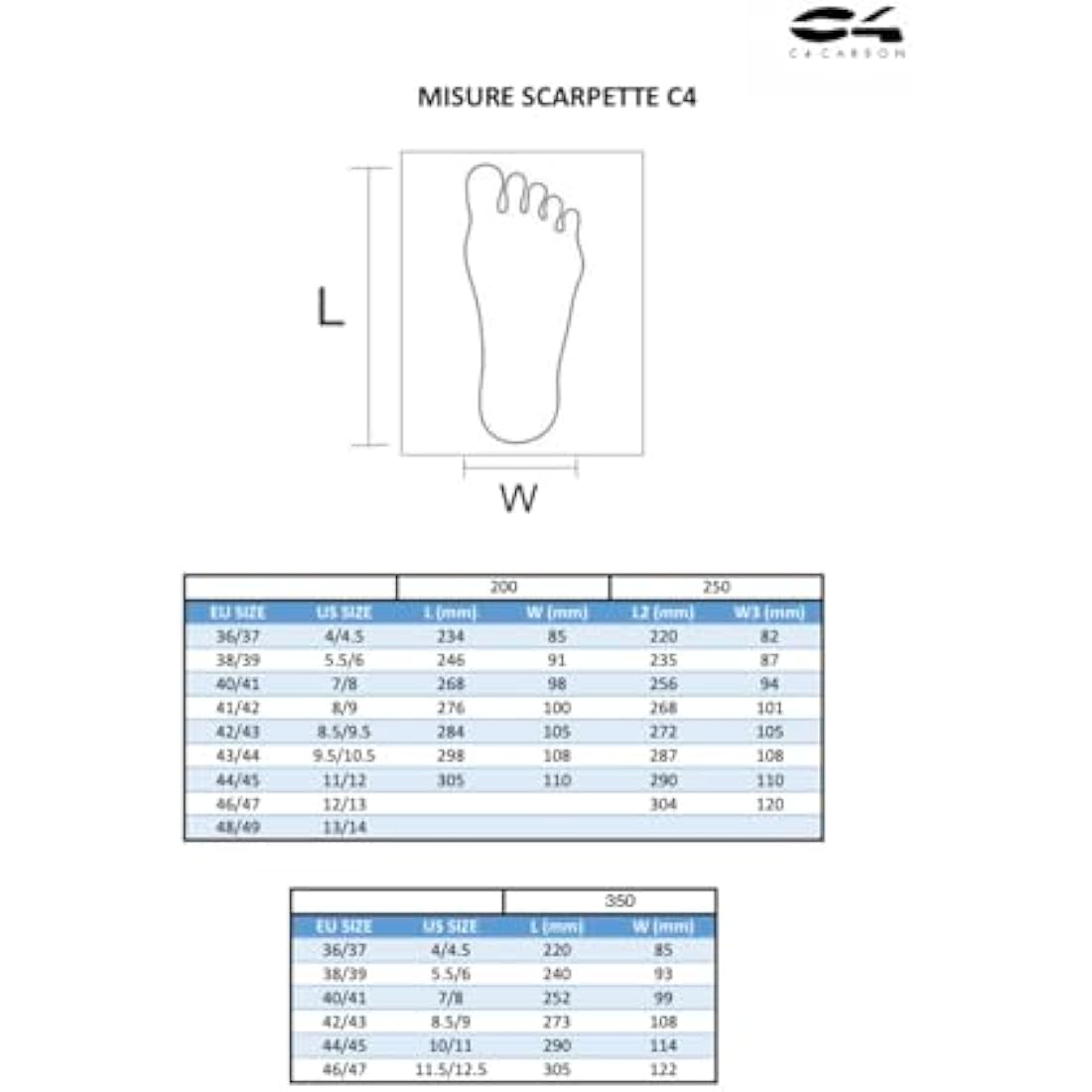 Umberto Pelizzari C4 Fins - Soft Shovel and Medium Technopolymer Shovel with 250 Diving Fishing Apnea Shoe