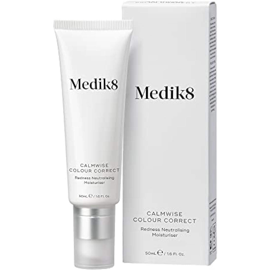 Medik8 Calmwise Colour Correct - Redness Neutralising Cream - Tackles Visible Signs of Redness & Ageing - Bakuchiol-Infused With Niacinamide - 50ml