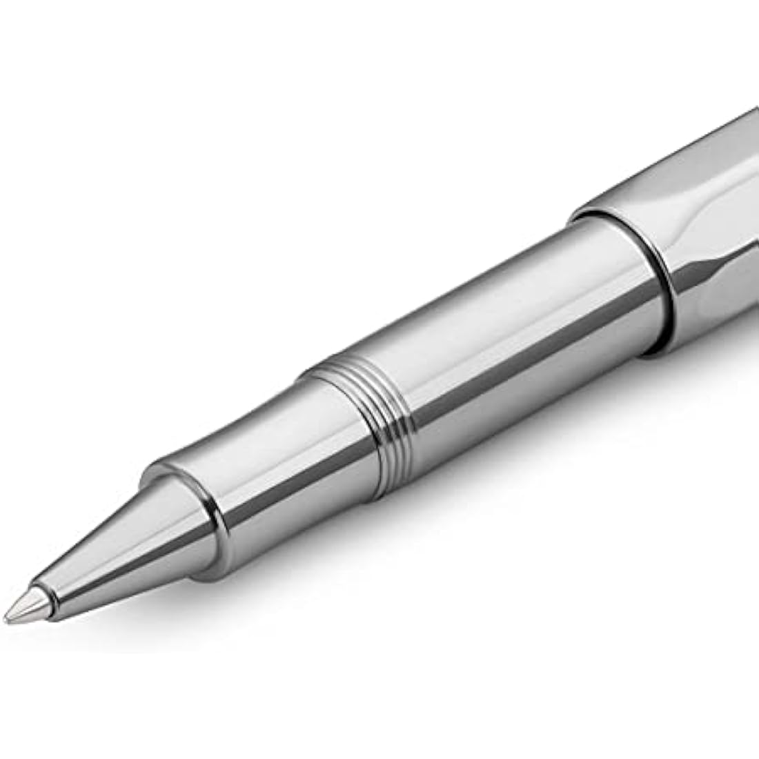 Kaweco AL SPORT Gel/Ballpoint Pen Raw I Pen Including 0.7 mm Rollerball Pen Refill in Classic Design with Ceramic Ball I Premium Aluminium Gel Roller 13 cm
