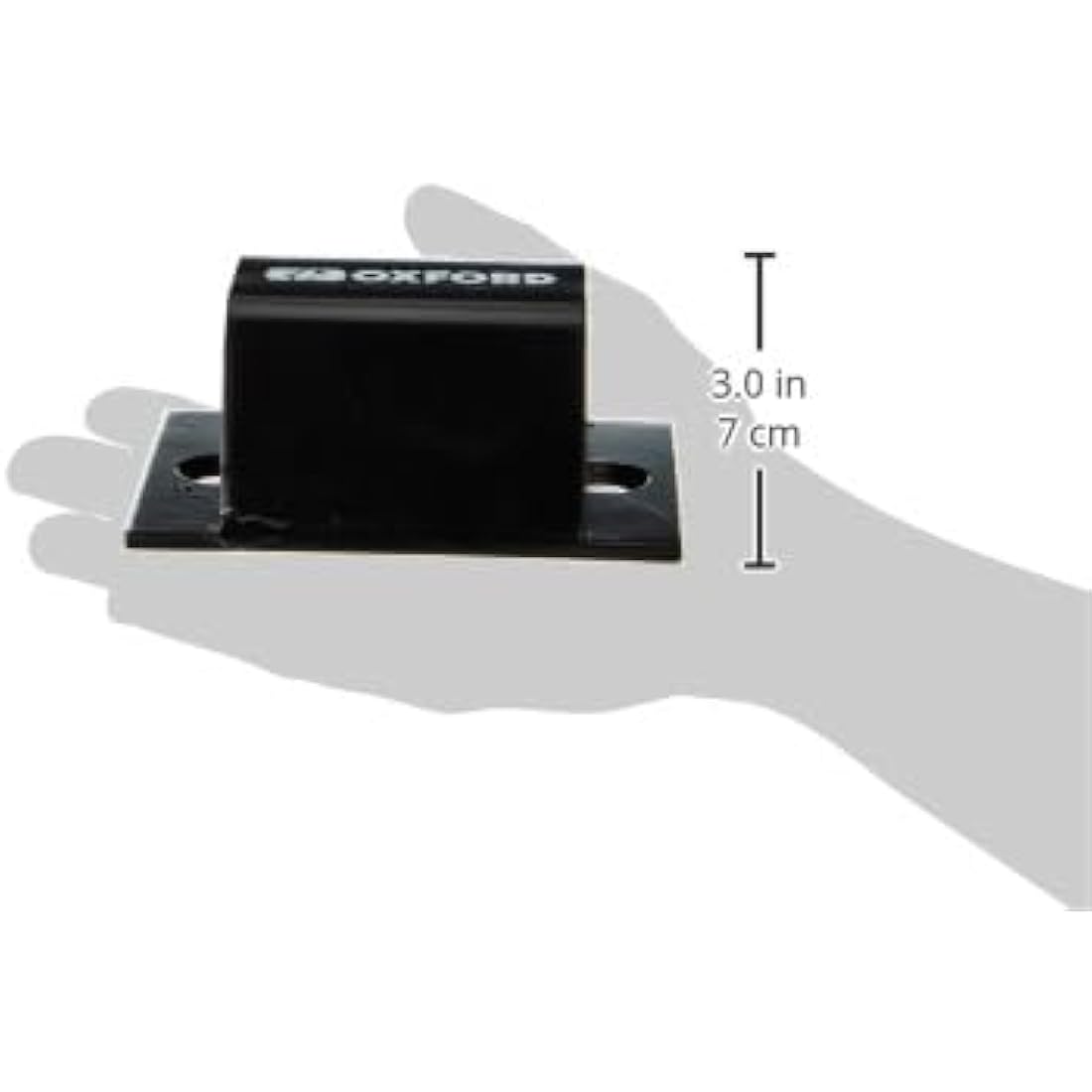 Oxford LK397 Brute Force Ground Anchor. Motorcycle Motorbike Bicycle Ebike Security/Wall Anchor, Black